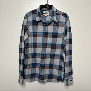 Madewell Perfect Fit Flannel Shirt Mens Size Small